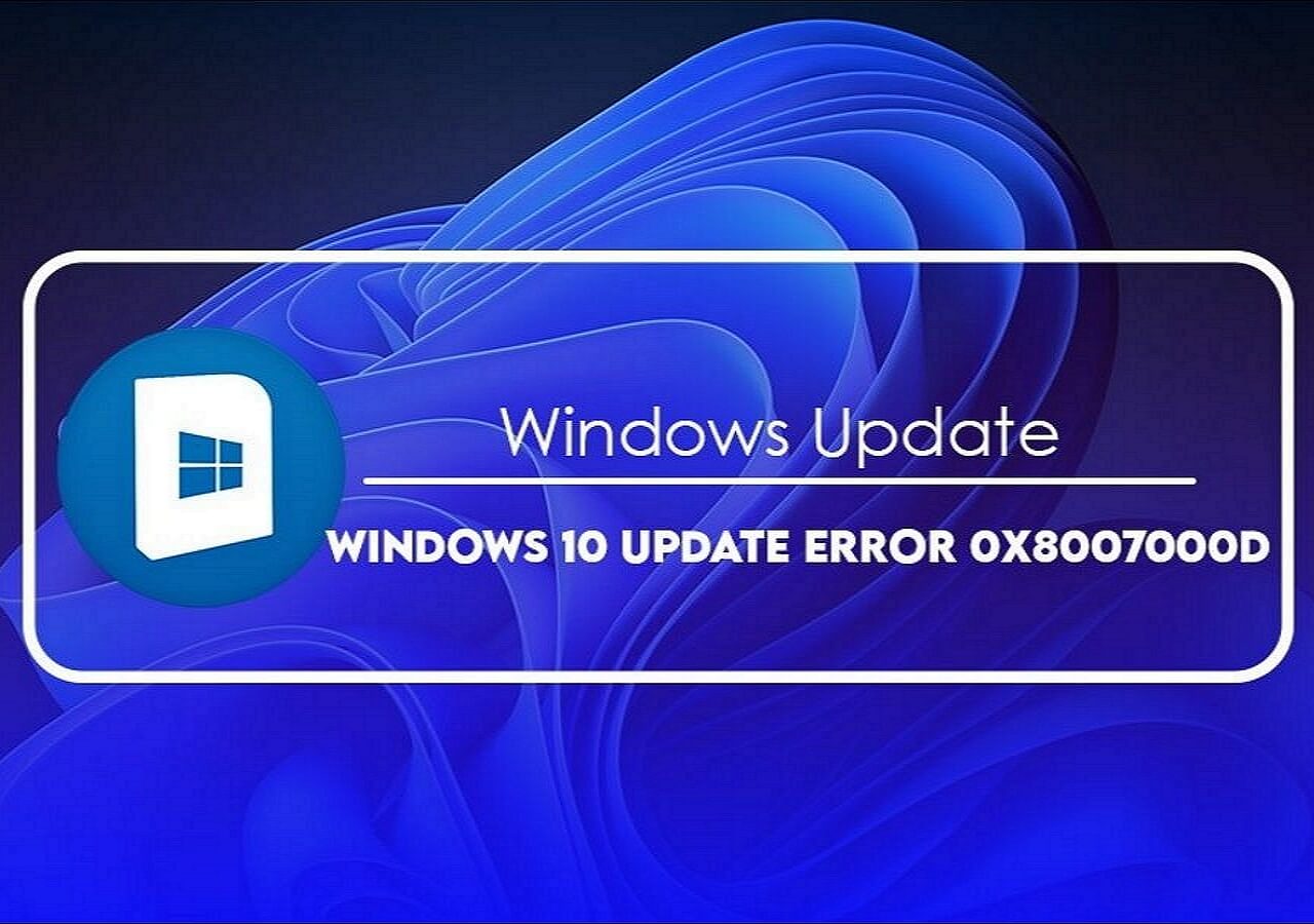 corrigir erro de atualização do Windows 0x8007000d no Windows 10