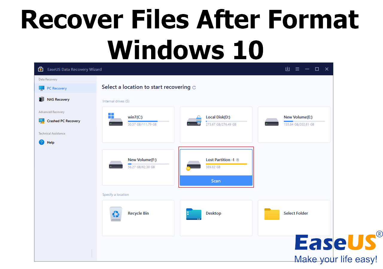 How to Recover Files After Format