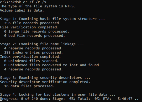 fix corrupted hard drive