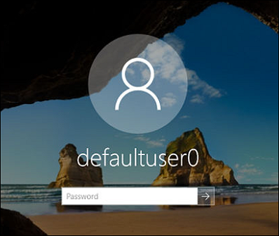 defaultuser0 Passwort