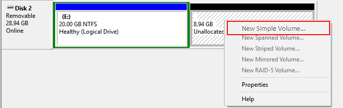 novo volume simples esmaecido